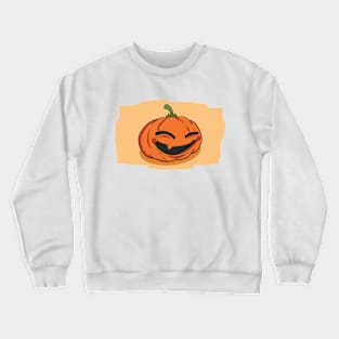 Cute Halloween Pumpkin Crewneck Sweatshirt